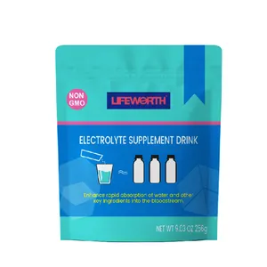 Lifeworth Sport Supplements Hydration Creatine Bcaa Prework Electrolyte Energy Drink Powder Mix