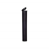 Pop coloré de 120mm pour tubes roulants en plastique transparent supérieur emballage conique résistant aux enfants pour cigares et briquets