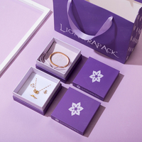 Boîtes à bijoux en papier kraft personnalisables Lionwrapack avec logo, écologiques, recyclables, en carton avec impression sur papier couché