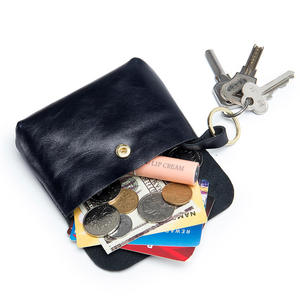 Andong Leather Coin <b>Purses</b> for Women Genuine Cow Leather Vintage Simple <b>Small</b> Coin Bag Key Bag Ladies Fashion Short Wallet 2005 - Product Image 4
