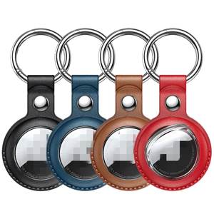 2023 מוצרים חדשים כיסוי מגן כיסוי סופי במקרה <span class=keywords><strong>gps</strong></span> מעקב pu עור עבור תגי אוויר עם טבעת מפתח - Product Image 2