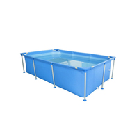 Réservoir d'eau en treillis métallique, bâche en PVC, réservoir de poissons en HDPE, étang d'élevage