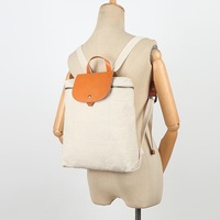 Tas Ransel Kanvas Wanita Grosir Pabrik Kapasitas Besar untuk Pelajar, Elegan, Kasual, Sederhana, Logo Custom, Ringan, dan Mudah Dibawa
