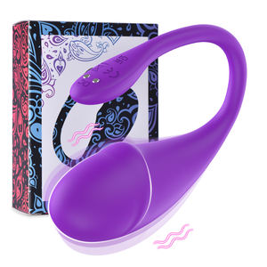 गर्म बिक्री 9-स्पीड यूएसबी रिचार्जेबल ipx6 वाटरप्रूफ ऐप नियंत्रित पहनने योग्य एब्स + सिलिकॉन बुलेट क्लिटोरल महिला कंपन - Product Image 2