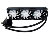 Refroidisseur de processeur liquide tout-en-un 360ARGB édition blanche, radiateur 240 mm, 2 ventilateurs RVB adressables PWM 120 mm 4 broches, boîtier d'ordinateur