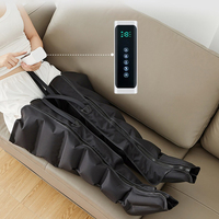 Masseur de jambes à compression d'air Zoshine - Enveloppement complet, bottes de massage pour mollets et pieds à 4 chambres, soulagement de la douleur avec une meilleure circulation sanguine