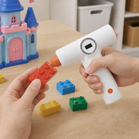 Pistolet à colle chaude sans fil portable 7 mm, buse anti-goutte, rechargeable