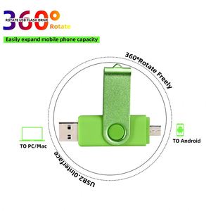 Clé USB 3.0 en métal 2-en-1 en gros, OTG 4 Go/8 Go/16 Go/32 Go, promotion avec logo personnalisé - Product Image 4