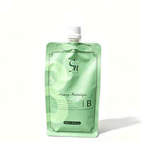 Pochette à bec verseur imprimée sur mesure, à 8 soudures latérales, sac à fond plat autoportant avec bouchon anti-fuite pour l'emballage de jus, de savon liquide et de lotion