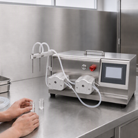 Pompe péristaltique de laboratoire, machine de remplissage péristaltique, machine de remplissage semi-automatique d'huiles essentielles de 1 à 60 ml