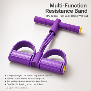Resistance <b>Band</b> TPE Multi Function <b>Exercise</b> <b>Band</b> Latex Free Durable for Home Fitness Yoga Stretching Custom OEM Wholesale Use - Product Image 2