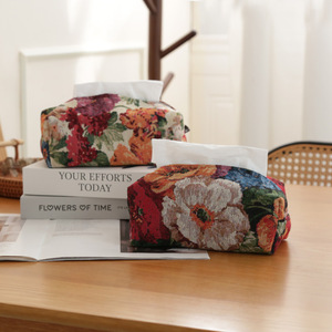 Boîte à mouchoirs décorative pour la maison, housse de rangement, organisateur de mouchoirs pour voiture, porte-sac, décoration de salle de bain, housse carrée pour <span class=keywords><strong>papier</strong></span> - Product Image 1