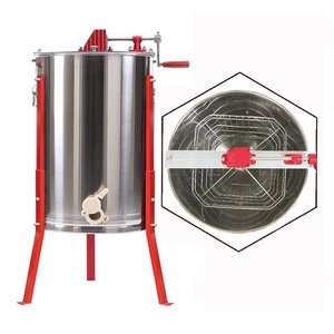 Extractor de Miel Manual de 4 Cuadros, Centrifugadora de Miel de Acero Inoxidable con Manivela, Máquina Extractora de Miel de Abeja - Product Image 5