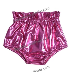 Pantaloncini in Tessuto Lucido Multicolore per Bambine, Personalizzabili, per Neonati - Product Image 4