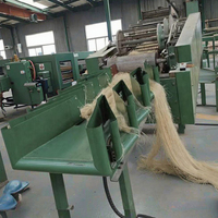 Machine à carder professionnelle en fibre de sisal n ° 2 Machine de combinaison de corde de sisal avec moteur