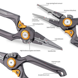 KLIFISHING Aluminium Alloy Opvouwbare Vistang en Lip Grip Set voor Zoutwater- en Kunstlokvissen Buitengebruik - Product Image 4