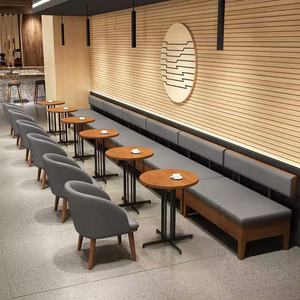 Modern PU Leather <b>Armchair</b> with Wooden Legs Solid Back Design Midcentury Style Comfortable <b>Dining</b> Room Set - Product Image 2