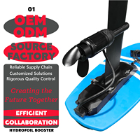 Nouveau moteur d'hydrofoil Foil Assist Efoil, propulsion par foil, matériau en aluminium, batterie rouge, télécommande, jeux aquatiques, surf