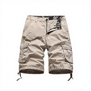 Pantalones Cortos Cargo para Hombre, 100% Algodón, Transpirables, de Secado Rápido, con Múltiples Bolsillos, Casuales y Utilitarios - Product Image 2