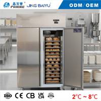 LCX-12 Verticale Grote Dubbele Deur Koeltraykast Tweedeurs Side-by-Side RVS Tray Koelkast