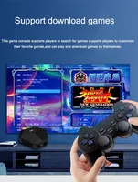 Stick de jeu rétro X6 64 Go avec sortie 4K et prise en charge de deux manettes 2.4G, compatible 4 joueurs et téléchargement de jeux pour la famille