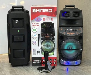 <span class=keywords><strong>Altavoz</strong></span> Portátil con Ruedas QS6802 de 8 Pulgadas, Sistema de Altavoces para DJ con Luz LED, <span class=keywords><strong>Altavoz</strong></span> Bluetooth <span class=keywords><strong>KIMISO</strong></span> - Product Image 4