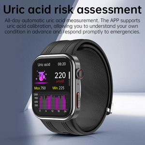 Montre connectée K2 Health 2026 avec pompe à air, ECG, écran AMOLED, détection de chute SOS et soins à distance - Product Image 4