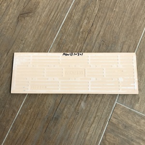 Haute qualité 100x300mm 4x12 pouces blanc pur mat Surface unie bord pressé cuisine et salle de bain carreaux et carreaux muraux en céramique - Product Image 2