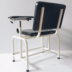 Hospital Chair SC01 Black <b>Metal</b> Frame PU Leather Medical Chair For Blood Collection And Hemodialysis - Product Image 3