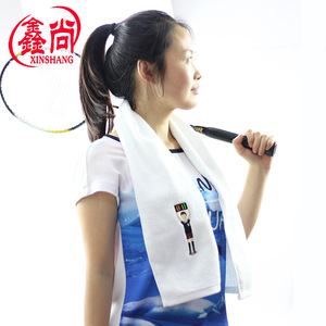 Serviette de sport 20x110cm en coton pur, séchage rapide, pour fitness, course à pied, marathon, impression numérique, absorbante, anti-transpiration - Product Image 4