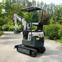 Mini-excavatrice sur chenilles Koop Engine 800 kg avec moteur EPA, pompe et boîte de vitesses - Haute efficacité - Livraison gratuite
