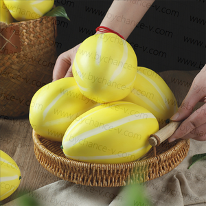 Melón Canario Artificial Decorativo, Centro de Mesa de Fruta Falsa Realista para Sala de Estar Moderna, Mesa de Cocina, Hotel, Decoración Interior - Product Image 6