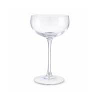 Verre à cocktail coupe 160 ml, bol peu profond, pied tiré, base disque 176 mm, 126 g, qualité bar, pour bars à cocktails, heure du cocktail