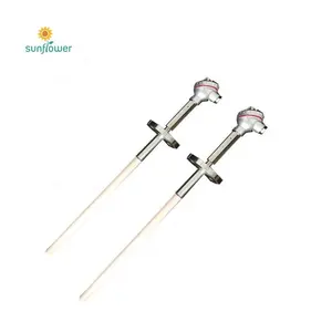S type pt-rh Thermocouple with flanch