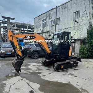 Mini-excavatrice sur chenilles SY35U de 3,5 tonnes avec cylindre hydraulique Sany, moteur Yanmar, travaux de terrassement, poids en service - Product Image 4