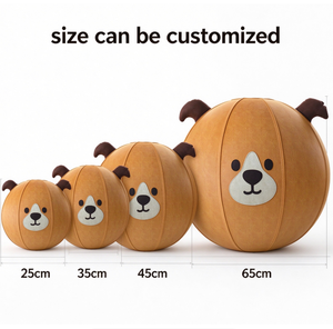 Maßgefertigter Tiermotiv-Yogaball-Überzug, Weicher Stoff-Übungsball-Bezug für Kinder, Büro, Aktives Sitzen, Heimfitness - Product Image 4