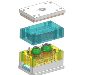 Produit de masse personnalisable de moule de mélangeur en plastique de catégorie alimentaire disponible dans diverses couleurs - Product Image 2