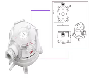 <span class=keywords><strong>Interruptor</strong></span> de presión <span class=keywords><strong>diferencial</strong></span> de aire serie LEFOO LF32 de la mejor calidad, 20 ~ 5000Pa - Product Image 1