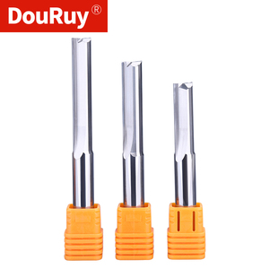 Douruy Chất lượng cao hai sáo thẳng Bộ định tuyến bit CNC End Mill MDF - Product Image 1