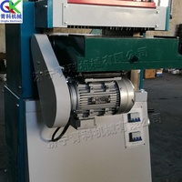 Raboteuse à bois double face haute vitesse, directe d'usine, structure 3 entrées 2 sorties avec système de collecte des poussières