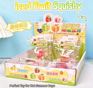 Cubos de Hielo de Frutas Realistas, Juguete Antiestrés con Formas de Frutas, Cubo de Silicona Transparente, Alivio del Estrés para Niños Unisex de 5 a 7 Años - Product Image 6