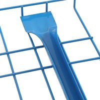 Platelage évasé résistant de fil de support en acier industriel de capacité de charge élevée pour le conteneur de stockage d'OEM de palette de stockage d'entrepôt