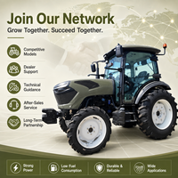 Tracteur agricole FULCORE répondant aux normes internationales, frein à air en option, fonctionnement flexible pour le semis, tracteur 4x4