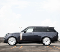 Jantes forgées 5x120 de 19 à 24 pouces, jantes personnalisées en alliage gris poli de luxe pour L108M Range Rover Sport G63 Rolls-Royce Maybach