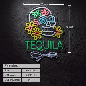Tequila Letreros Neon LED dimmable USB powered ambient <b>light</b> store <b>window</b> decoration <b>light</b> street indicator <b>light</b> Customized 5V - Product Image 4