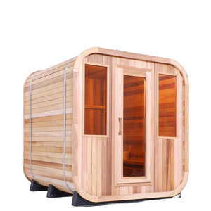 Cedro rojo canadiense de alta calidad crea una <span class=keywords><strong>sauna</strong></span> tradicional para exteriores para 2 a 4 personas - Product Image 1