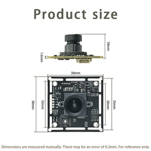 โมดูลเว็บแคม USB อุตสาหกรรม ลดเสียงรบกวนดิจิทัลแบบปรับได้ 8MP 4K 95 °   FOV FF/MF โฟกัสแบบฝังใน DMIC UVC ไดรเวอร์ฟรี - Product Image 5