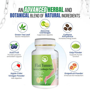 Compresse organiche per la dieta della pancia piatta Detox soppressore dell'appetito addominale capsule dimagranti veloci per adulti che bruciano i grassi pillola per la gestione del peso - Product Image 4