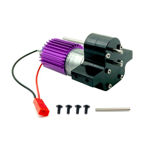 Boîte de vitesses de transfert métallique pour moteur à balais 370, compatible avec voitures et camions RC WPL B14 B16 C14 C24 B24, boîte de vitesses de changement de vitesse, amélioration DIY - Product Image 1