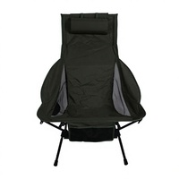 Chaise pliante carrée moderne vert olive à carreaux, grande, portable, imperméable, en aluminium, pour extérieur, plage, camping, pique-nique, pêche